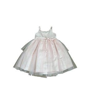 Us Angels Sheer Pink Dress